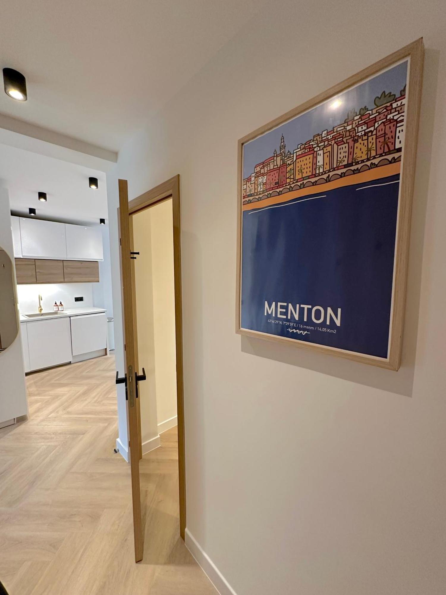 Monaco # Menton - 6 Persons - 2 Bedrooms - Full Renovated - Private Parking - Hypercenter - Clim - Beach And Sun Мантон Екстер'єр фото