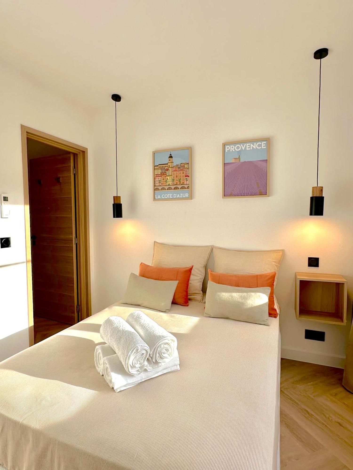 Monaco # Menton - 6 Persons - 2 Bedrooms - Full Renovated - Private Parking - Hypercenter - Clim - Beach And Sun Мантон Екстер'єр фото